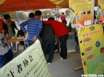 滁州校园网和滁州学院英语爱好者协会一起招新现场